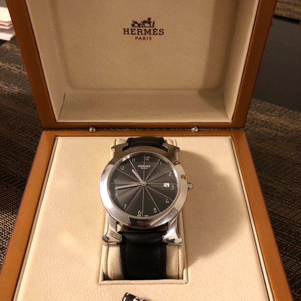 HERMES HEUREH Round Uni-sex watch